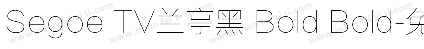 Segoe TV兰亭黑 Bold Bold字体转换